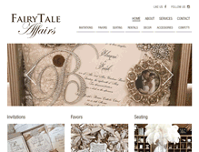 Tablet Screenshot of myfairytaleaffairs.com